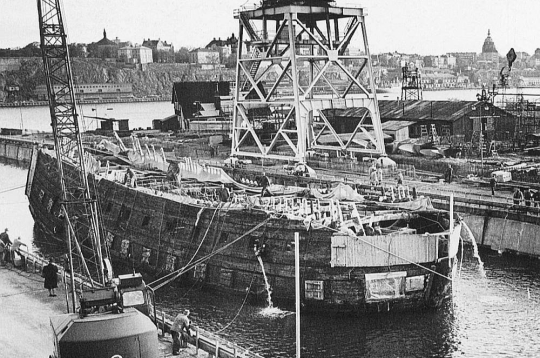 "Vāsa" izcelšanas procesā 1961. gadā.