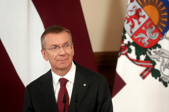 Valsts prezidents Edgars Rinkēvičs.