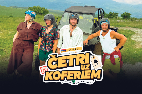 "Četri uz koferiem" Armēnijā. "Četri uz koferiem" Armēnijā.