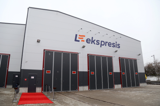 "L-Ekspresis" Vagonu depo.