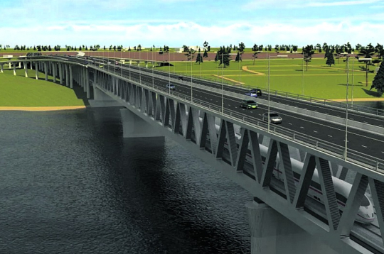 Skaidrs, ka šādi Daugavas šķērsojums pie Salaspils vairs neizskatīsies, tomēr "Rail Baltica" projekta mājaslapā tas joprojām ir publiskots kā aktuāls, turklāt – tiek visādi cildināts. Skaidrs, ka šādi Daugavas šķērsojums pie Salaspils vairs neizskatīsies, tomēr "Rail Baltica" projekta mājaslapā tas joprojām ir publiskots kā aktuāls, turklāt – tiek visādi cildināts.