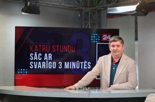 Žurnālists Guntis Meisters.