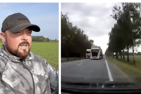 Pieredzējis smagās automašīnas vadītājs Jānis komentē situāciju.