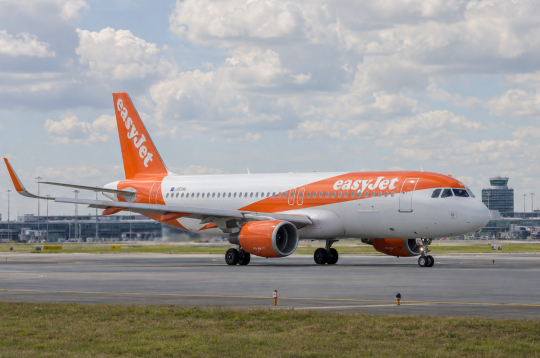 Lidsabiedrība "easyJet". Ilustratīvs attēls.