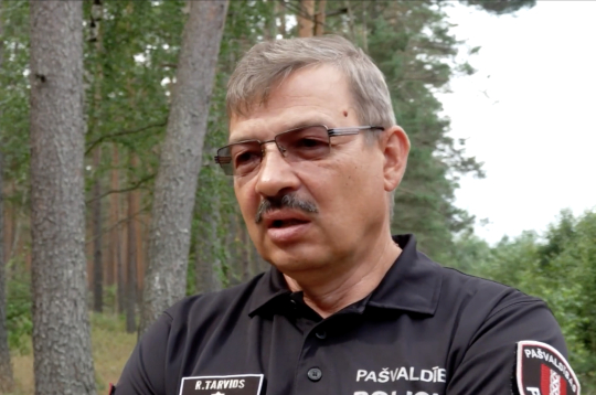 Raimonds Tarvids, Pašvaldības policijas vecākais inspektors.