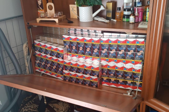Daugavpilī pie seniores izņemtās cigaretes.