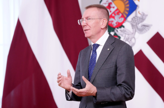 Latvijas prezidents Edgars Rinkēvičs.