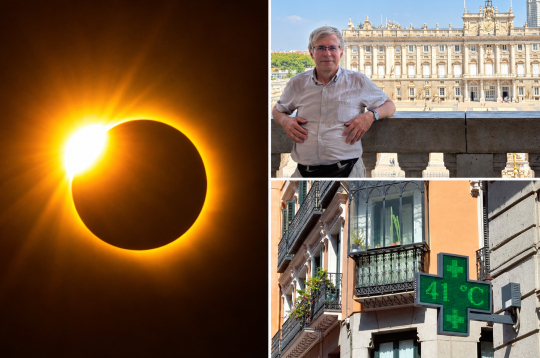 Ceļojuma pēdējās dienās Madridē piedzīvojām pat 41 °C lielu karstumu. Ceļojuma pēdējās dienās Madridē piedzīvojām pat 41 °C lielu karstumu.