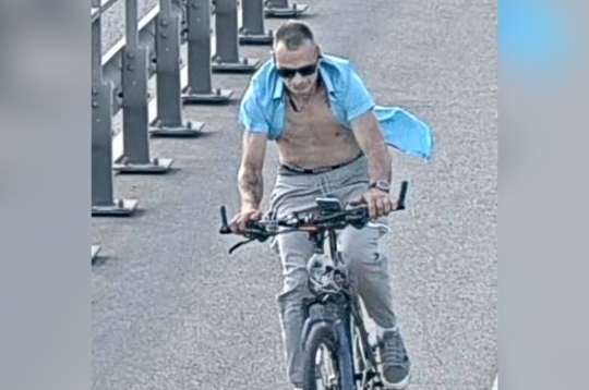 Meklētais velosipēdists. Meklētais velosipēdists.