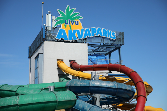 Līvu akvaparks. Līvu akvaparks.