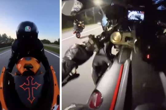 Divi motociklisti riskē ar drošību sociālo tīklu satura dēļ.