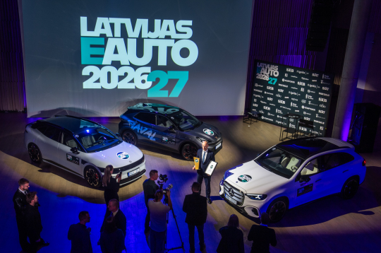 "Latvijas e-Auto 2026/27" apbalvošanas ceremonijā tika paziņoti konkursa uzvarētāji. "Latvijas e-Auto 2026/27" apbalvošanas ceremonijā tika paziņoti konkursa uzvarētāji.