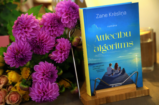 Zanes Krēsliņas jaunā romāna "Attiecību algoritms" atvēršanas pasākumā.