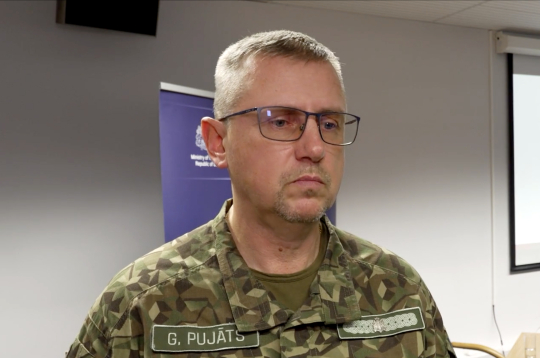 Valsts robežsardzes priekšnieks Guntis Pujāts.