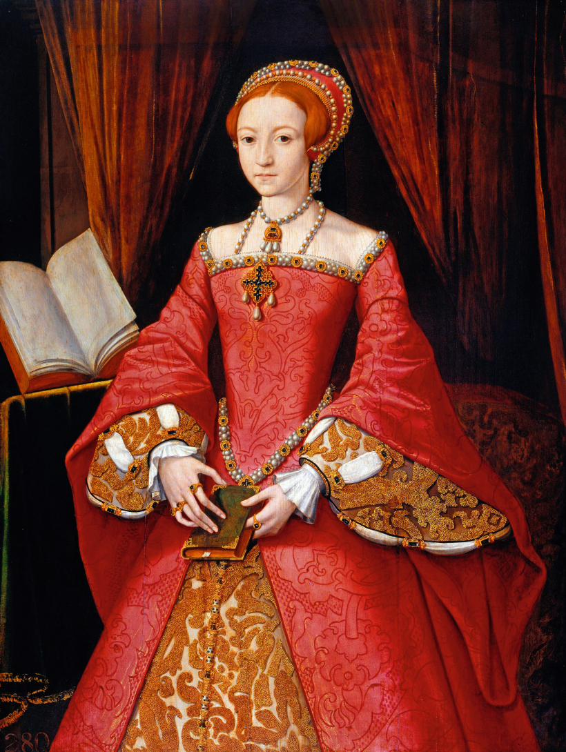 Viljama Skrotsa gleznā – princese Elizabete 12 gadu vecumā. Viljama Skrotsa gleznā – princese Elizabete 12 gadu vecumā.