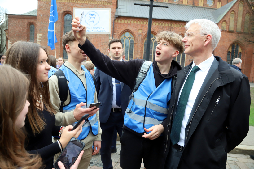 LIZDA rīkotais protesta gājiens.