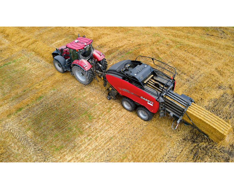 'Case IH' ķīpu prese. 'Case IH' ķīpu prese.