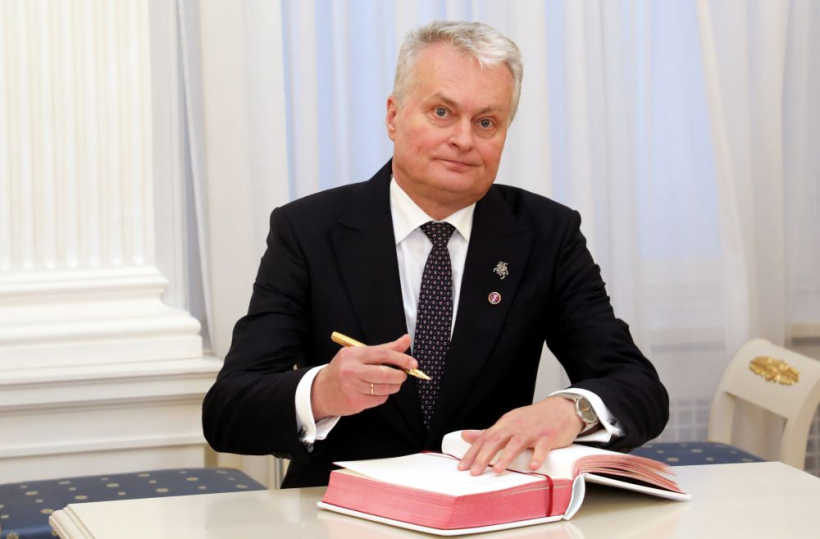 Lietuvas prezidents Gitans Nausēda. Lietuvas prezidents Gitans Nausēda.