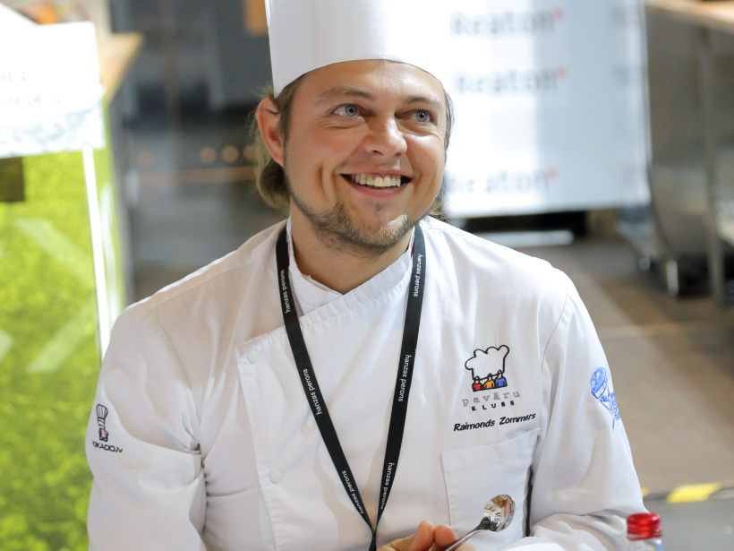 Šefpavārs Raimonds Zommers. Šefpavārs Raimonds Zommers.