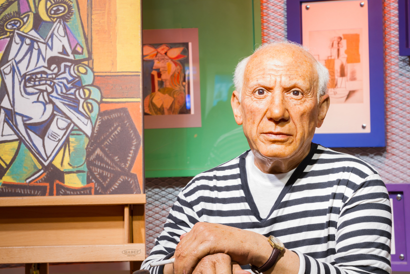 Pablo Pikaso vaska figūra no Tiso kundzes muzeja.