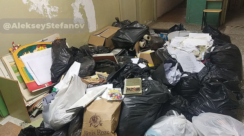 Šo bildi, kā arī video Krievijas propagandistam esot aizsūtījis Rīgas 96. vidusskolas elektriķis, tālāk tās apceļojušas daudzus Kremļa propagandas medijus.