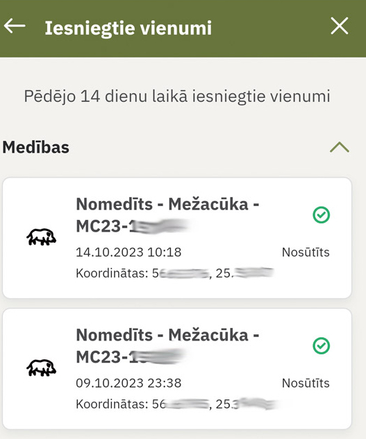 Lietotne Mednis. Lietotne Mednis.