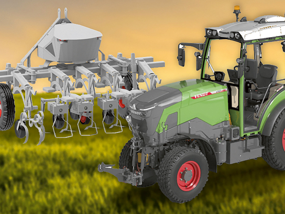 Fendt+Lauwen E-Vario ravētājs. Fendt+Lauwen E-Vario ravētājs.