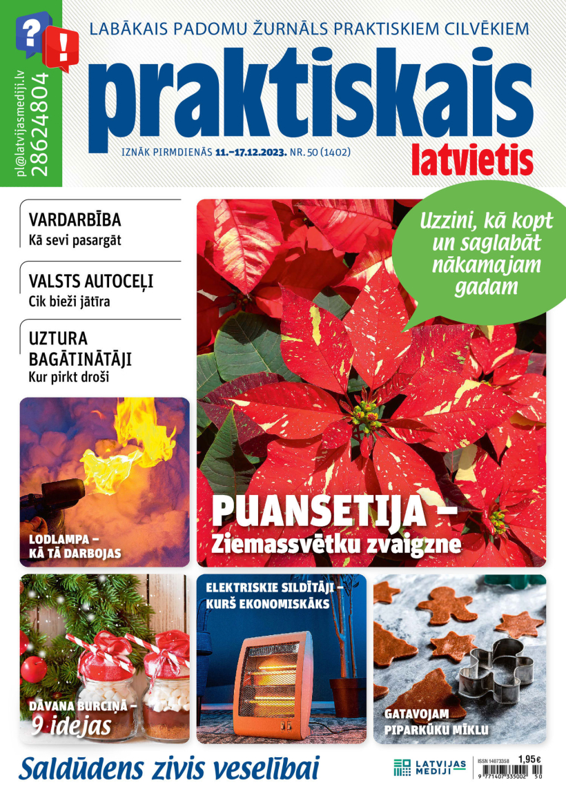 Žurnāla "Praktiskais Latvietis" jaunais numurs. 11.12.-17.12. Žurnāla "Praktiskais Latvietis" jaunais numurs. 11.12.-17.12.