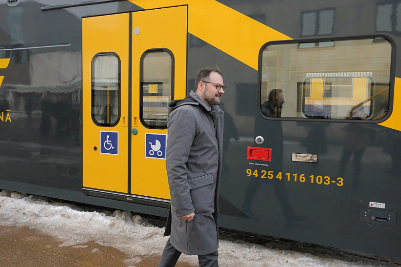 Satiksmes ministrs Kaspars Briškens.