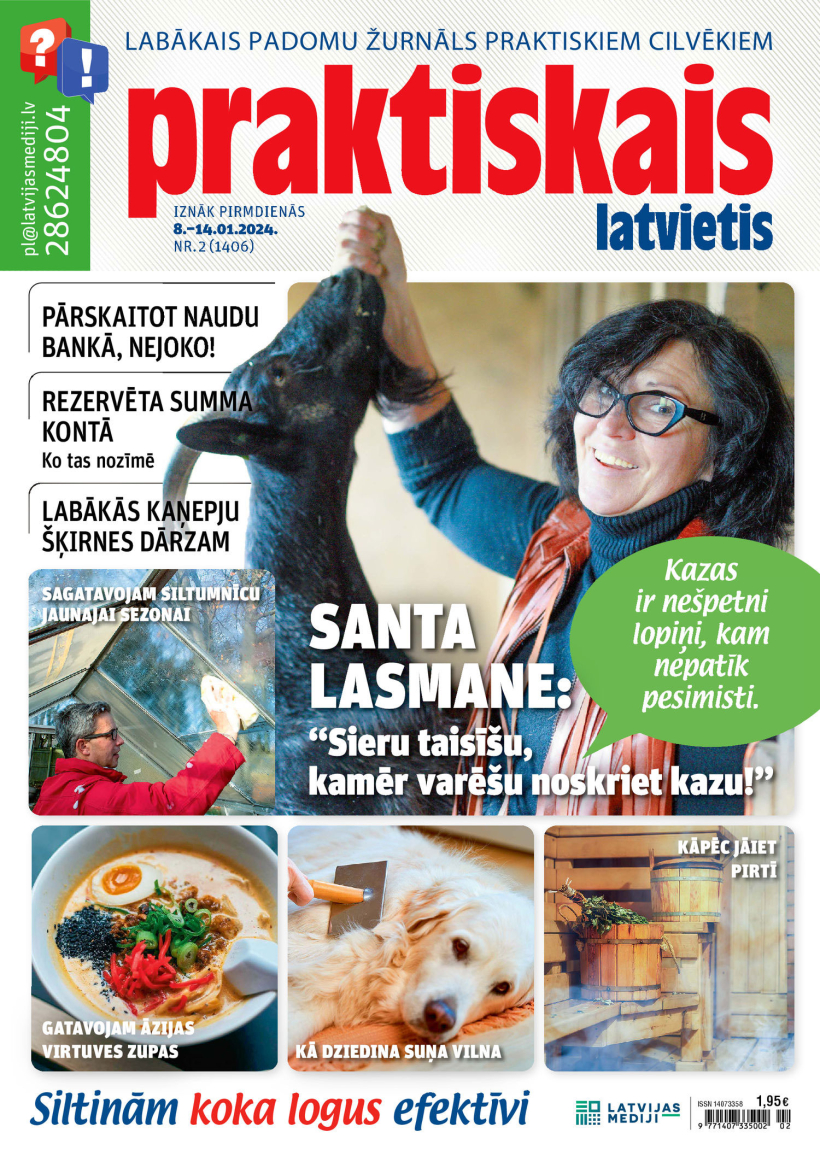 Žurnāls "Praktiskais Latvietis" 8.-14.01.2024. Žurnāls "Praktiskais Latvietis" 8.-14.01.2024.