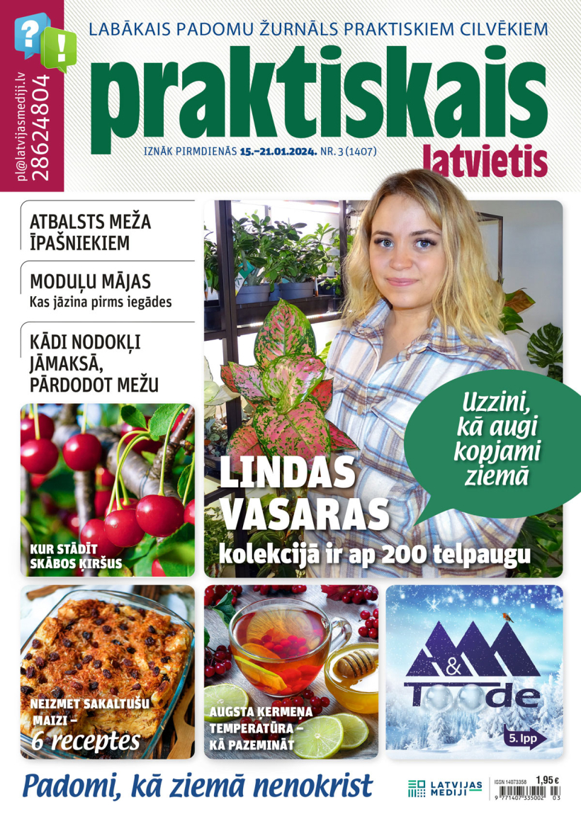 Žurnāls "Praktiskais Latvietis" 15.-21.01.2024. Žurnāls "Praktiskais Latvietis" 15.-21.01.2024.