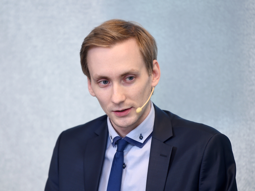 Austrumeiropas politikas pētījumu centra pētnieks Mārcis Balodis. Austrumeiropas politikas pētījumu centra pētnieks Mārcis Balodis.