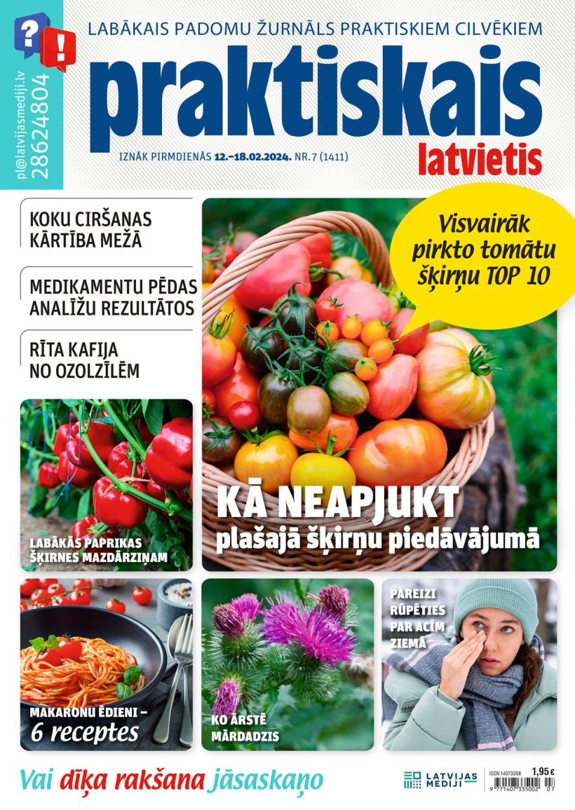 Žurnāls "Praktiskais Latvietis" 12.-18.02.2024. Žurnāls "Praktiskais Latvietis" 12.-18.02.2024.