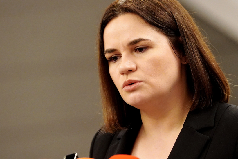 Baltkrievijas demokrātiskās kustības līdere Svjatlana Cihanouska.