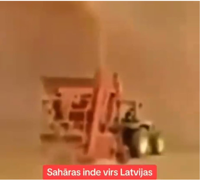 Bijušais Ārlietu ministrijas darbinieks Rūdolfs Brēmanis, kurš tagad kandidē uz Eiropas Parlamentu, savā video sēj aizdomas, ka no Sahāras esot atpūsta "inde".