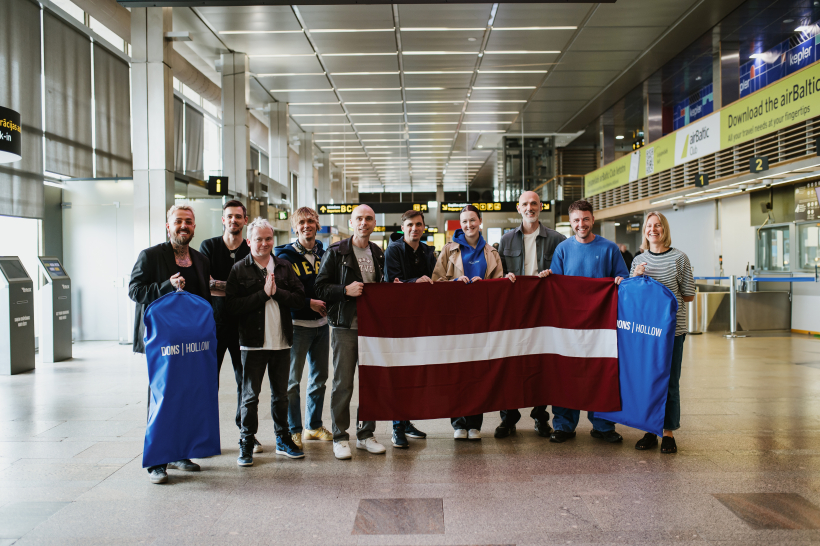 Dons un Latvijas Eirovīzijas delegācija devusies uz Malmi Zviedrijā. Dons un Latvijas Eirovīzijas delegācija devusies uz Malmi Zviedrijā.