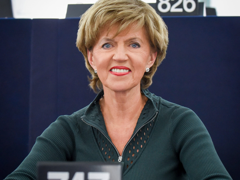Inese Vaidere, "Jaunās Vienotības" saraksta deputātu kandidāte.