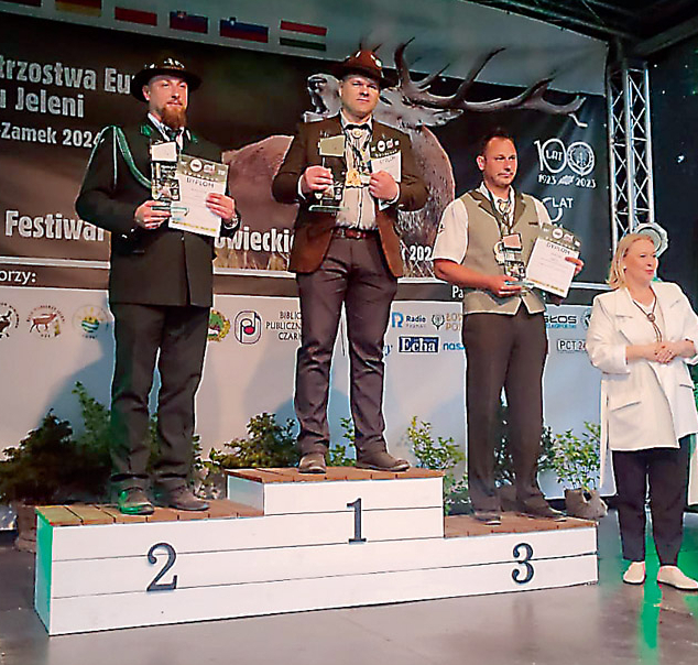 Latvijas komanda piedalījās Eiropas čempionātā staltbriežu piebaurošanā.