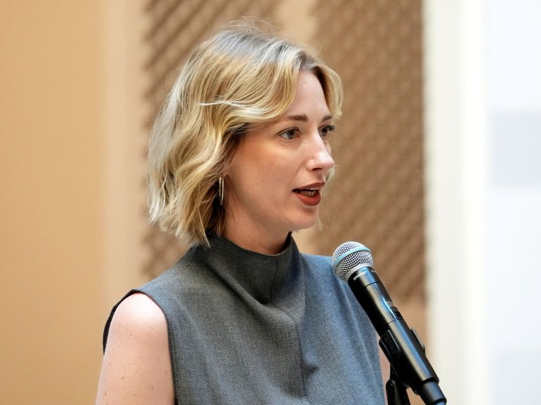 Kultūras ministre Agnese Lāce. Kultūras ministre Agnese Lāce.