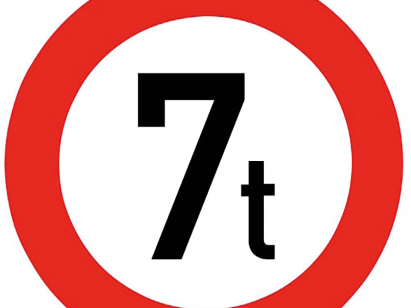 Ierobežojuma zīme.