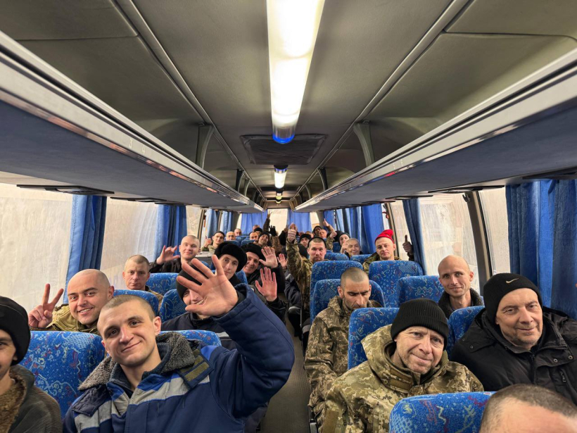 No gūsta atbrīvotie Ukrainas karavīri. No gūsta atbrīvotie Ukrainas karavīri.