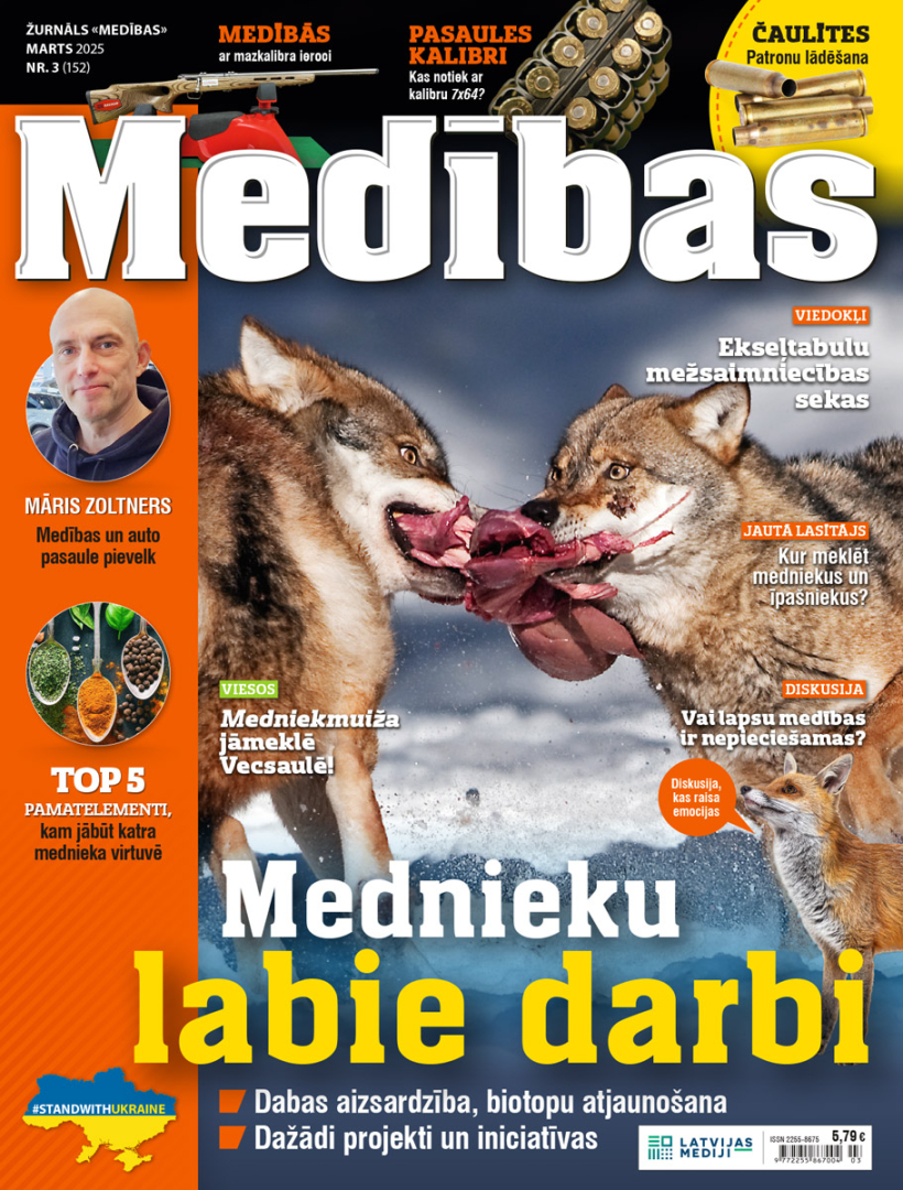 Žurnāls "Medības", marts 2025. Žurnāls "Medības", marts 2025.
