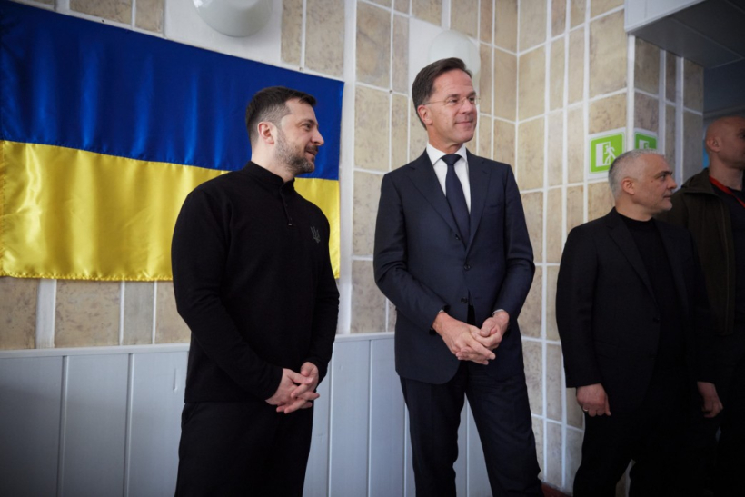 NATO ģenerālsekretārs Marks Rite Ukrainā. NATO ģenerālsekretārs Marks Rite Ukrainā.
