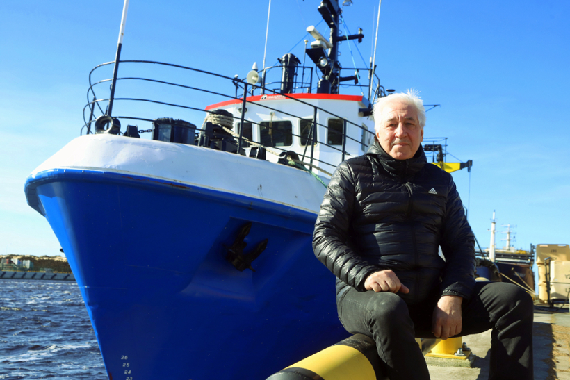 Par kādreiz no Ukrainas iegādātā kuģa ″Nadežda″ (″Cerība″) darbu stāsta SIA ″Baņķis″ finansists Guntis Bergs.