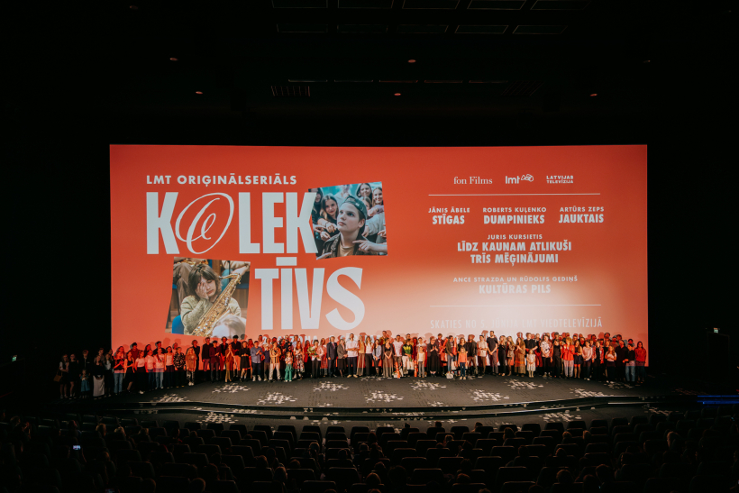 LMT oriģinālseriāla "Kolektīvs" otrās sezonas pirmizrādē.