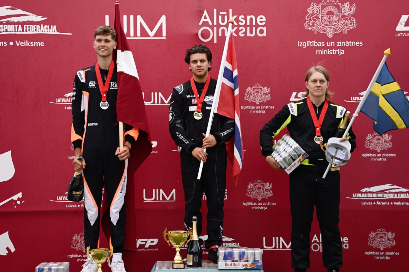 Eiropas čempionāta kopvērtējuma rezultāti: 1. vieta – William Leithe-Martinsen (Norvēģija), 2. vieta – Nils Slakteris (Latvija), 3. vieta – Hilmer Wiberg (Zviedrija).