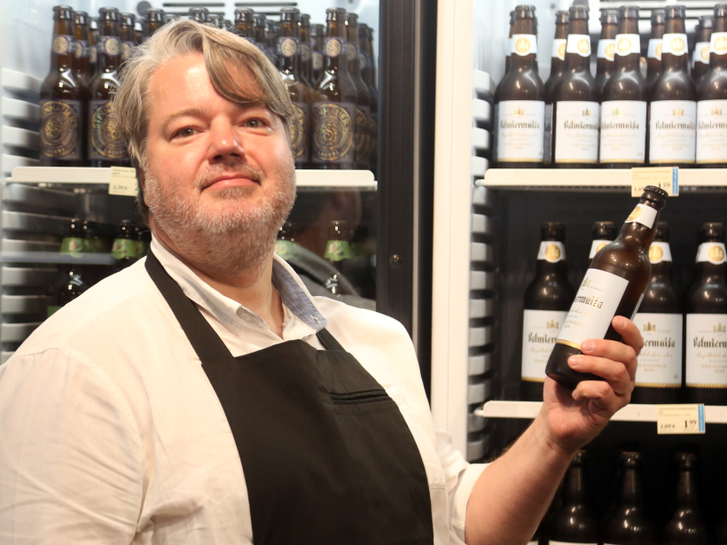 "Valmiermuižas alus" saimnieks Aigars Ruņģis. "Valmiermuižas alus" saimnieks Aigars Ruņģis.