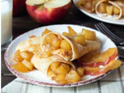 Pildītas auzu pilngraudu pankūkas. Pildītas auzu pilngraudu pankūkas.