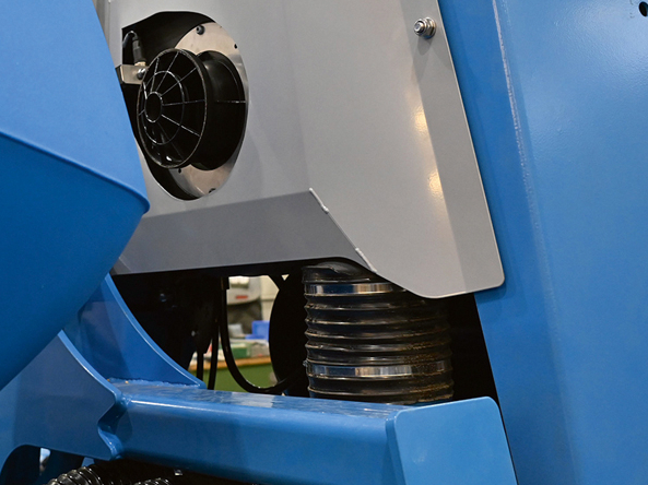 'Lemken iQblue Fan Automation'sistēma. 'Lemken iQblue Fan Automation'sistēma.