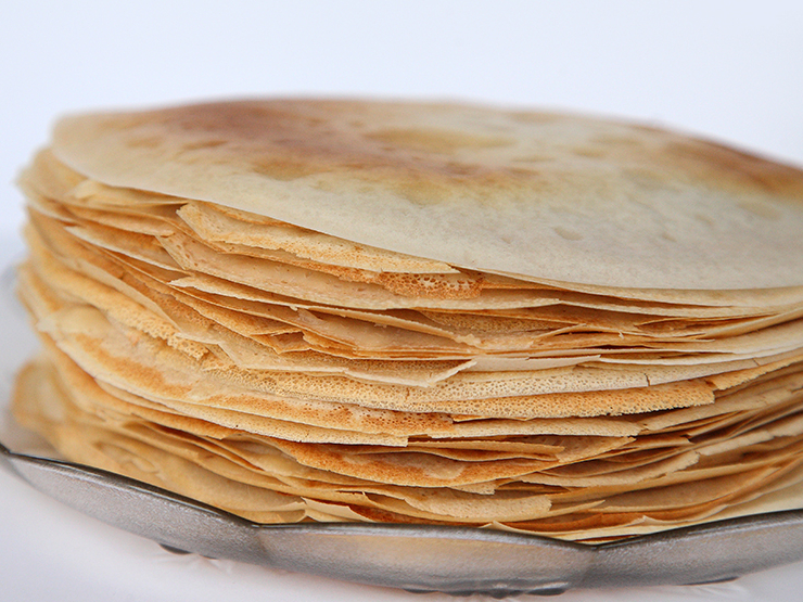 Plānās pankūkas.